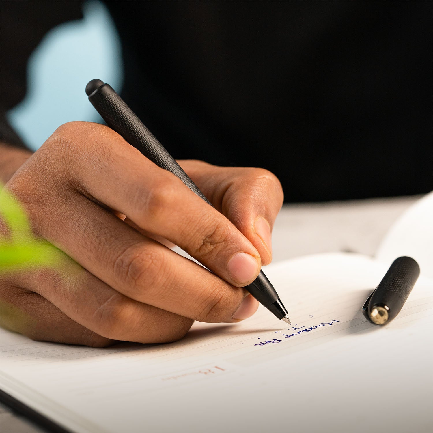 Matte Black Finish Pyrite 2 in 1 MagSnap Roller Ball Pen with Stylus Personalised