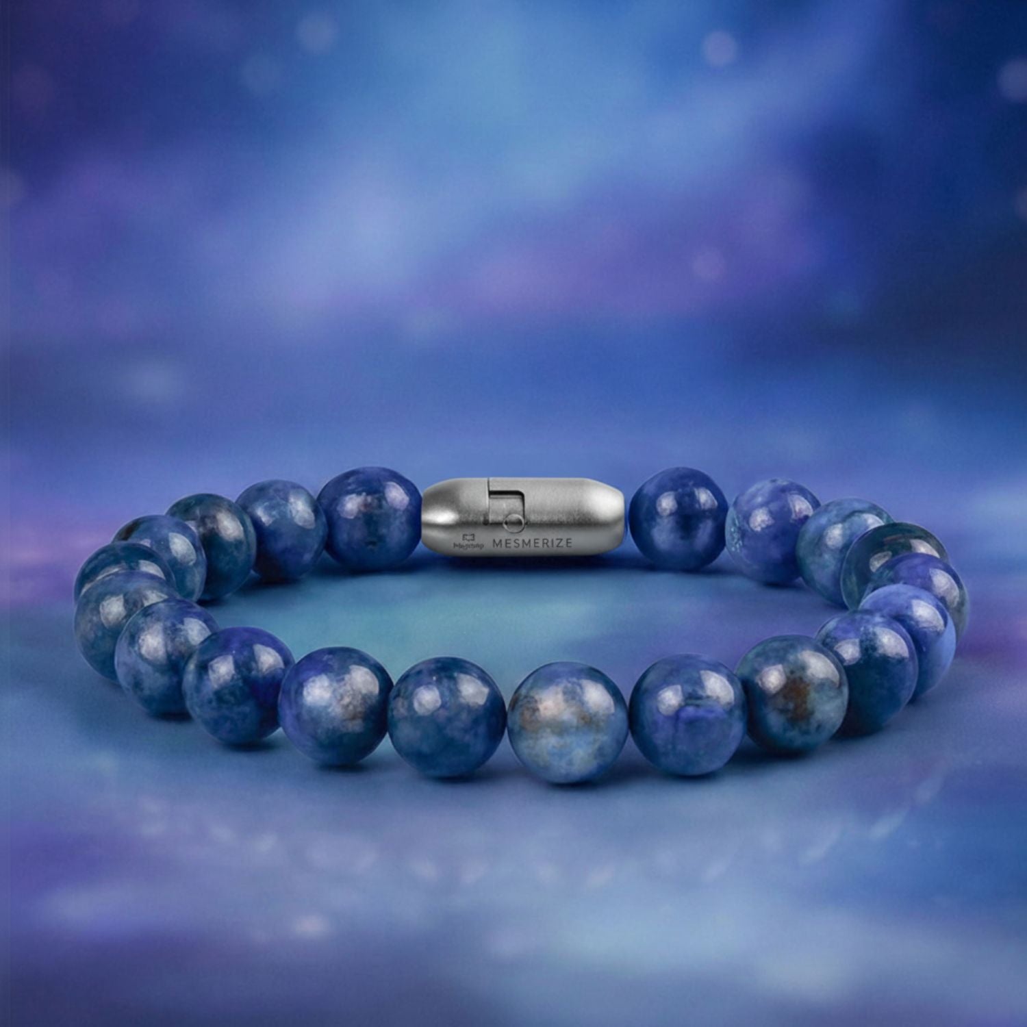 Clarity Blue Kyanite Natural Stone Bracelet With MagSnap 2