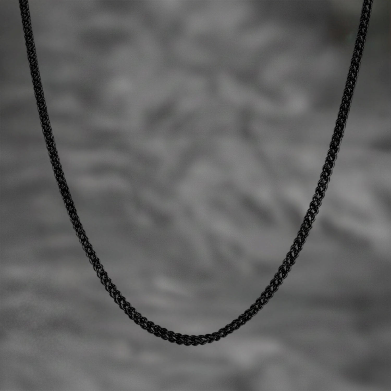 Mini Cuban Chain Black
