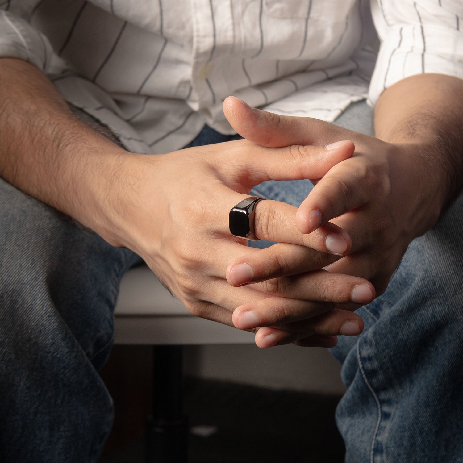 M Premium Jewellery Black Hercules Ring