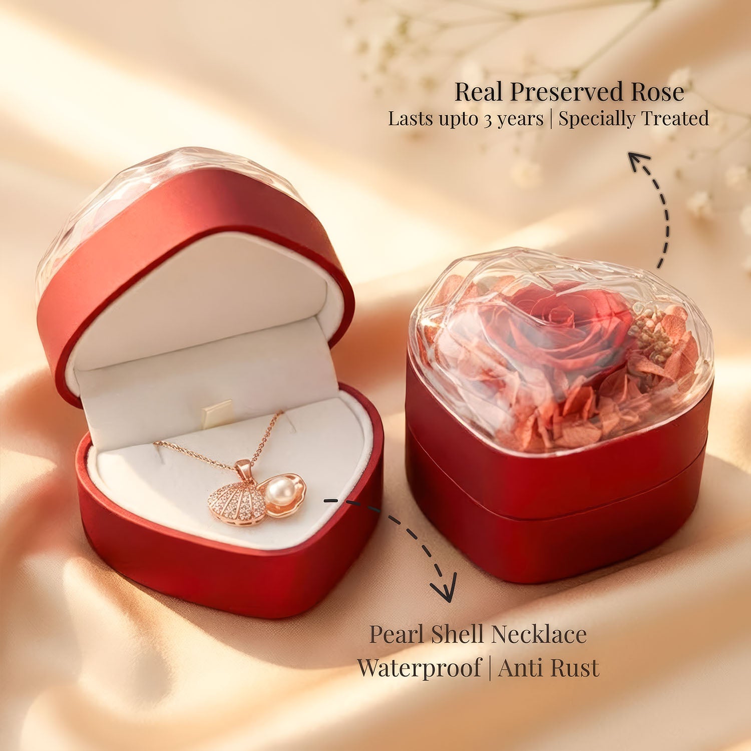 Pearl Shell Rose Gold