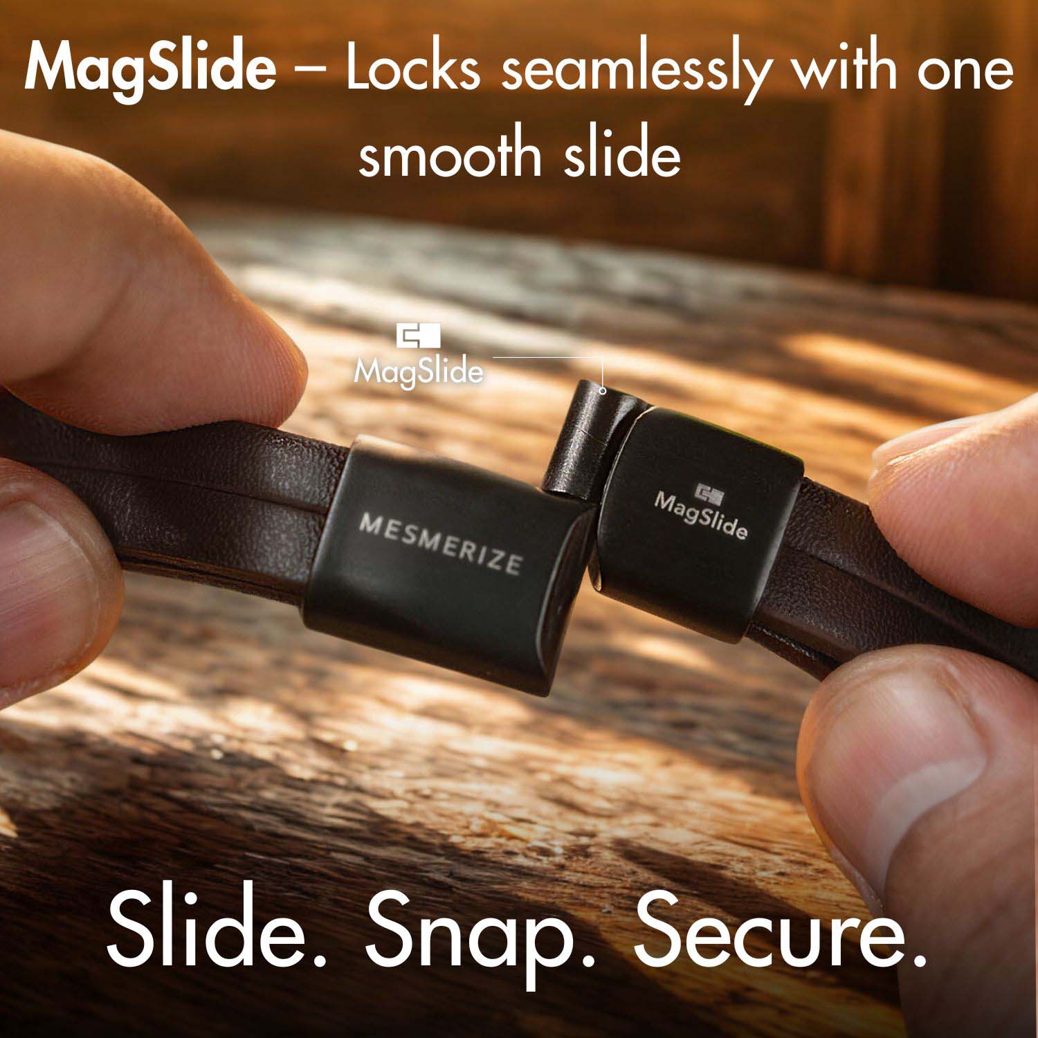 Dominion Layered NeoLeather Bracelet With MagSlide