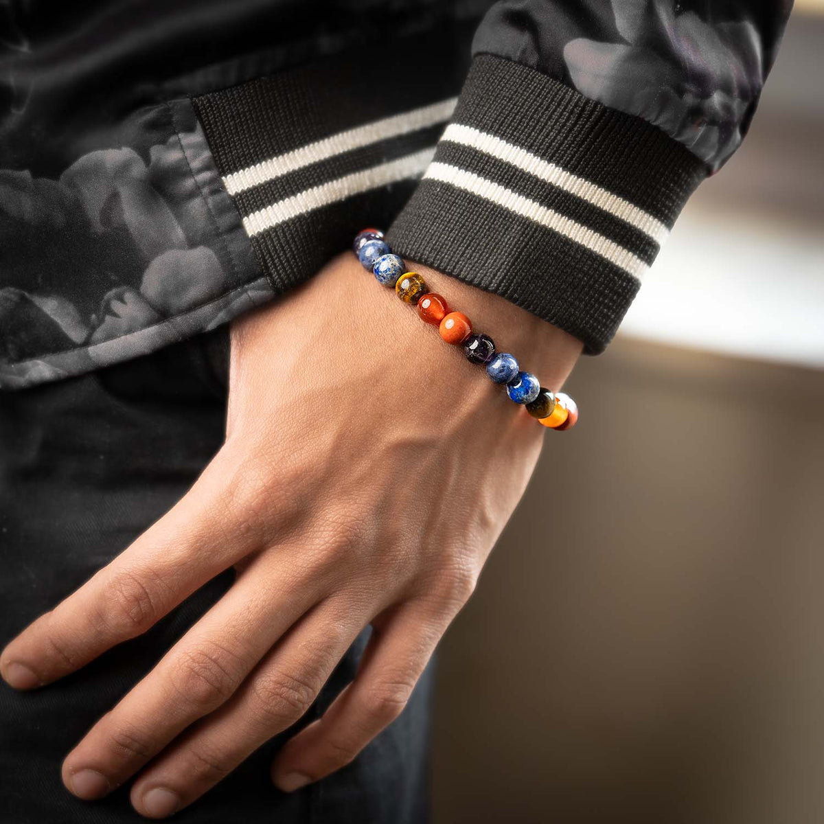 Multi Chakra Natural Stone Bracelet 2