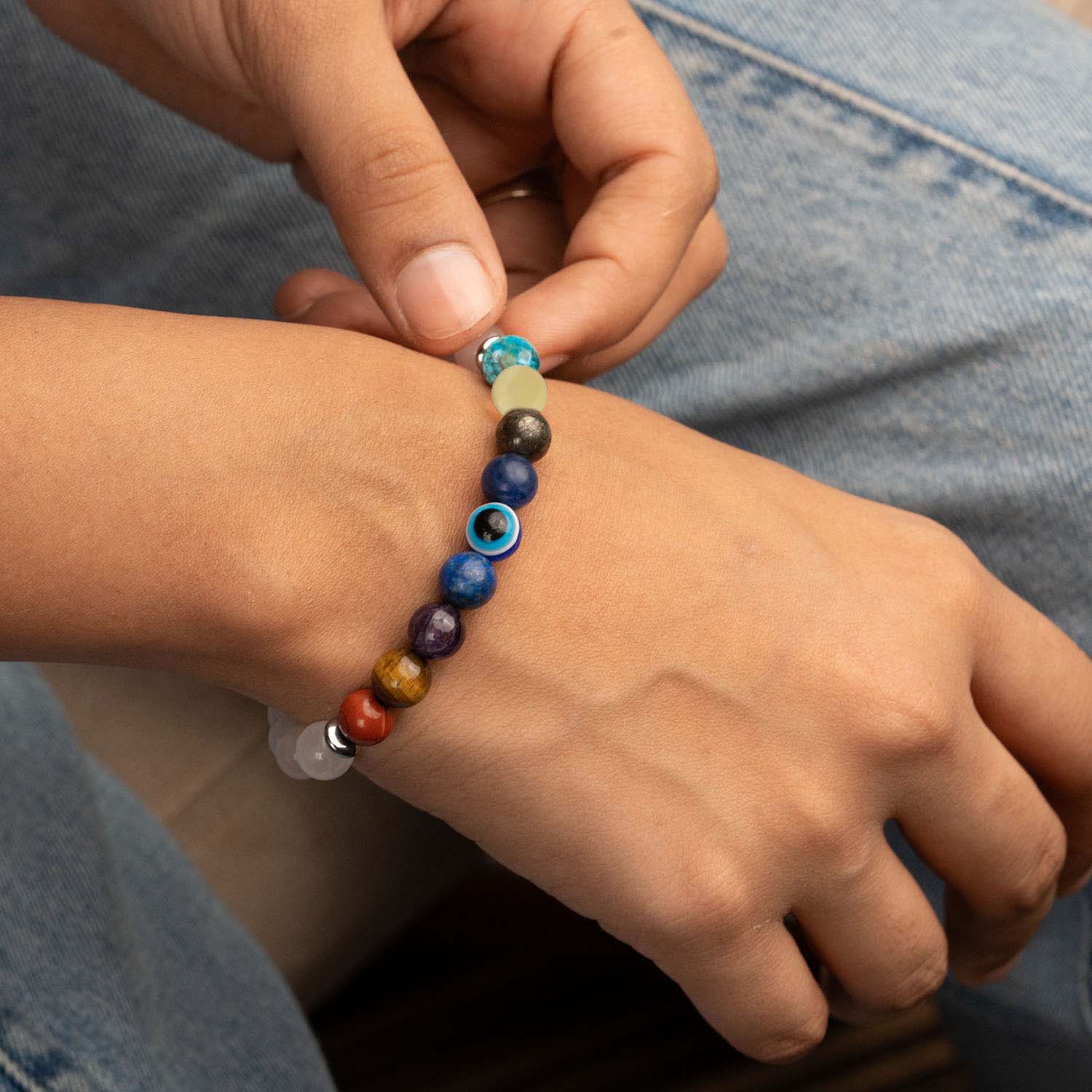 Solace Rose Quartz 9 Chakras Elastic