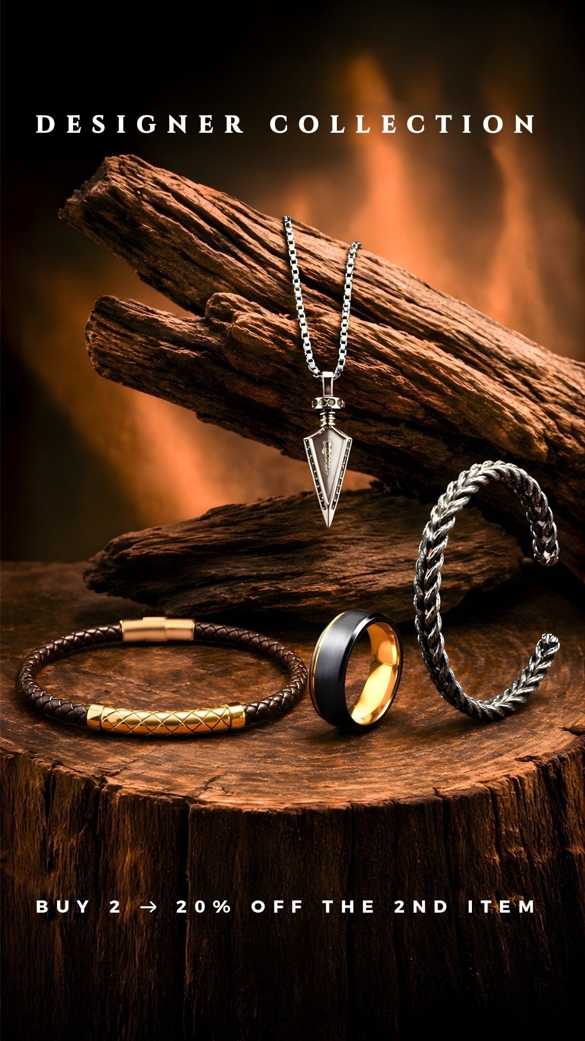 Designer Collection: buy 2, get 20% off the 2nd item