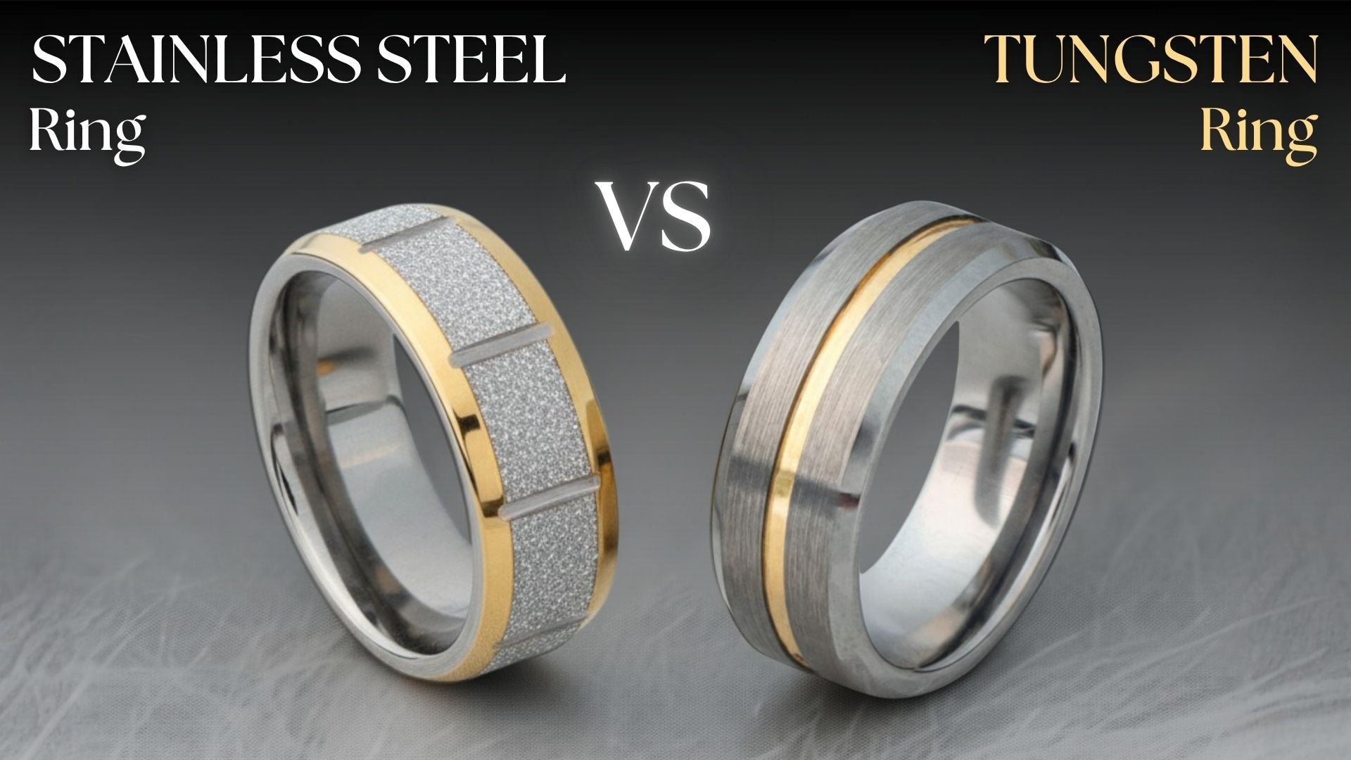 Stainless Steel Rings vs Tungsten Rings – Which One Should You Choose? 💍