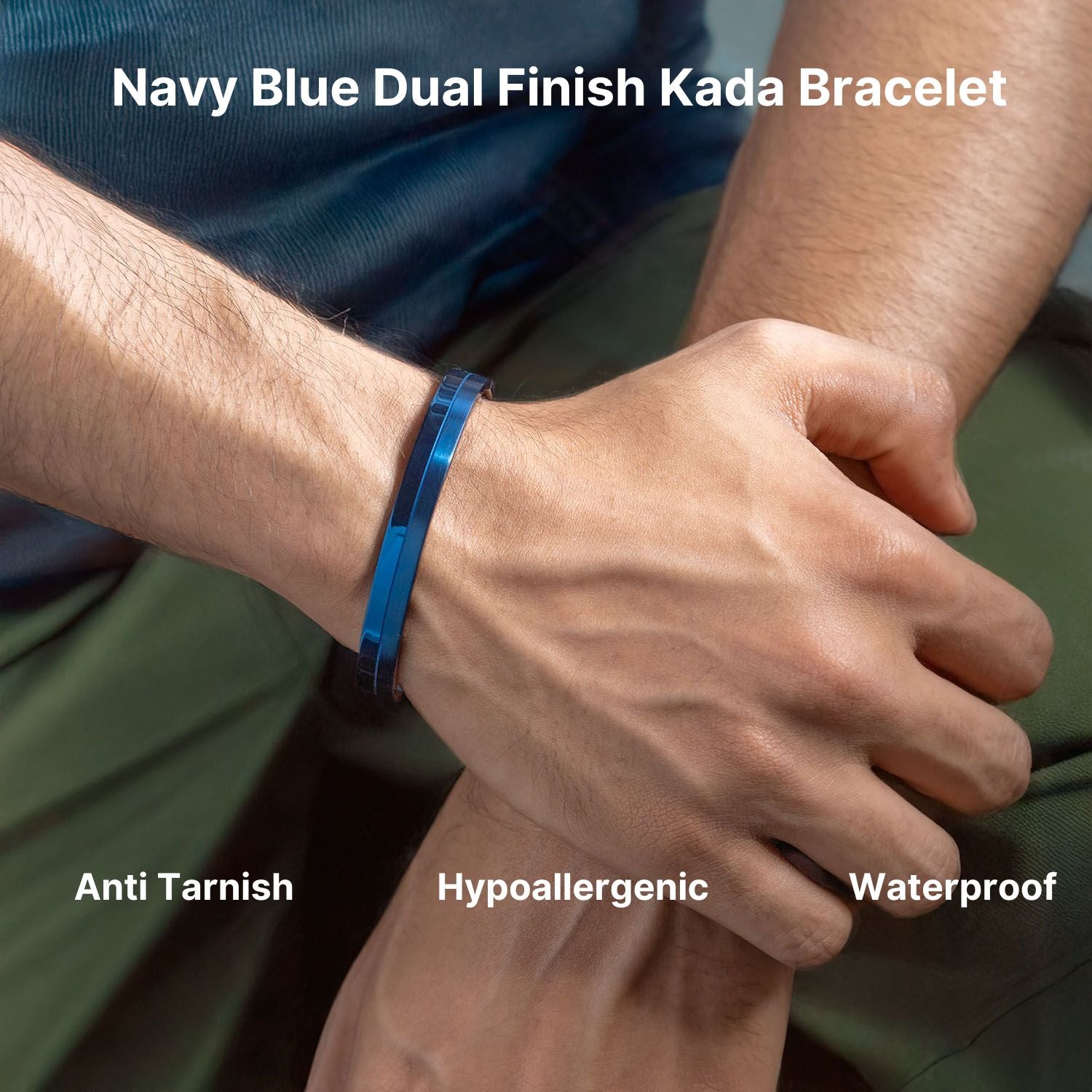 Dual Finish Kada Christmas Hamper Navy Blue