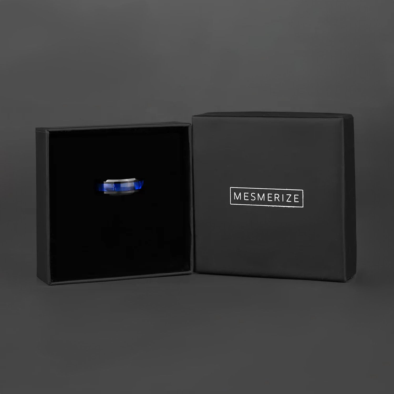 M Premium Jewellery Blue Flash Ring 