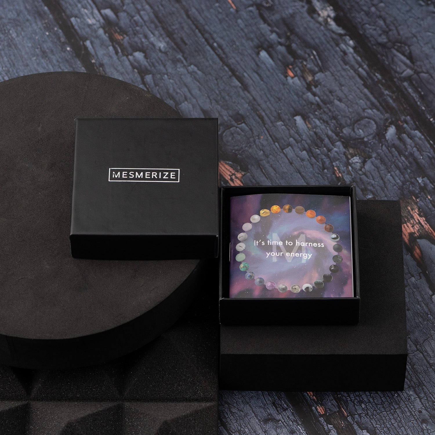 Silver Flow Hematite Stack Natural Stone Bracelet