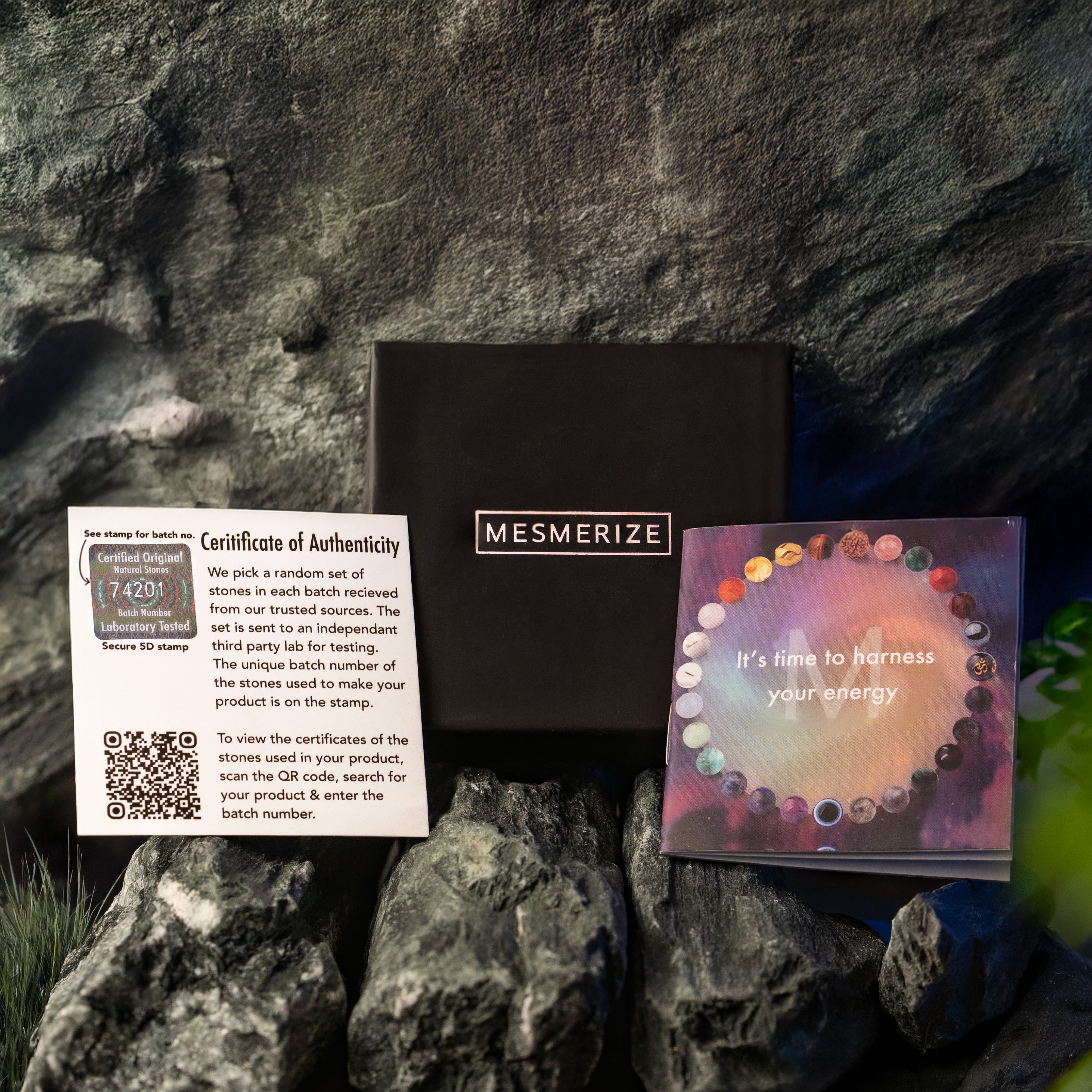 Mystic Hematite Evil Eye Adjustable Anklet