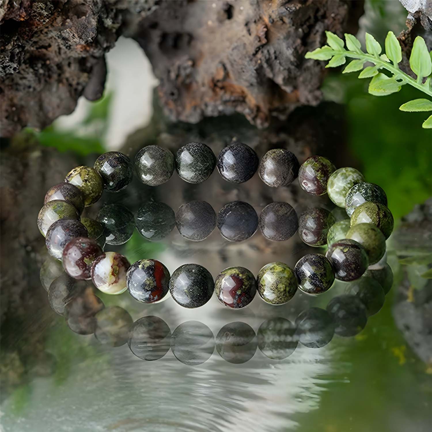 Inner Strength Dragonblood Natural Stone Bracelet