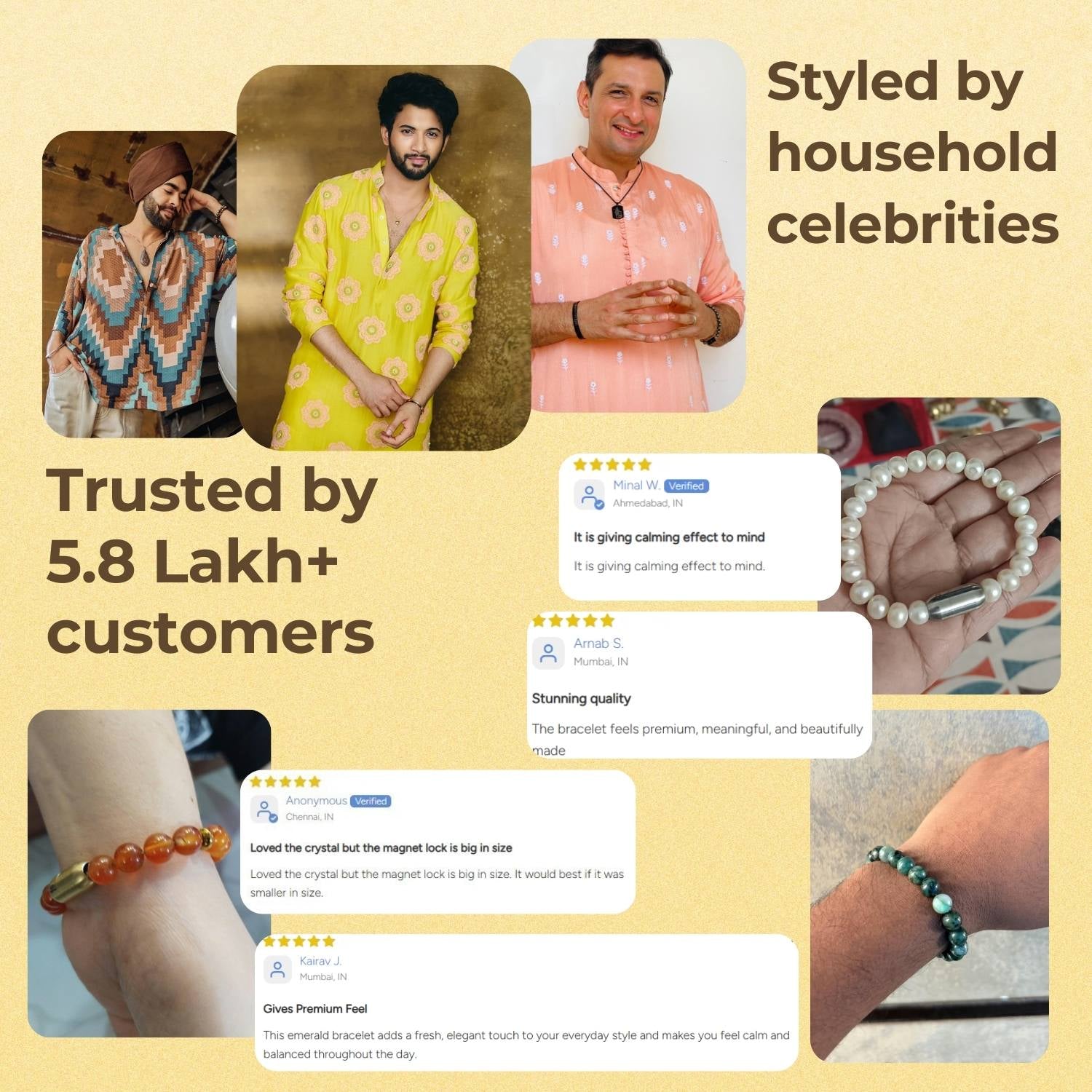 Positivity Sunstone(Suryakant Mani) Natural Stone Bracelet with Magsnap 2