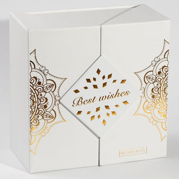 Large Foil Print Box Best Wishes
