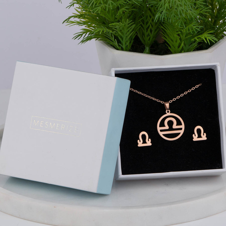 Libra Necklace Earring Set (24 Sep - 23 Oct)