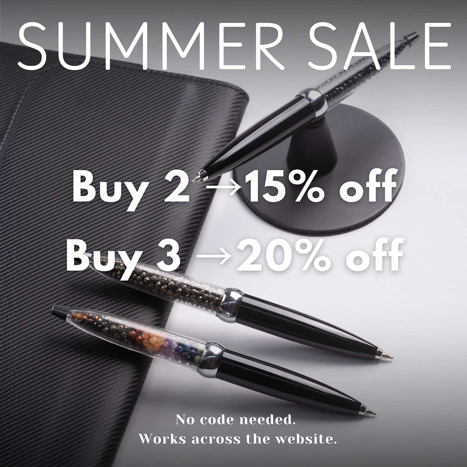 Pyrite MagSpin Rotating Desk Pen with DryFlow Ink