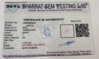 Selenite lab certificate 10