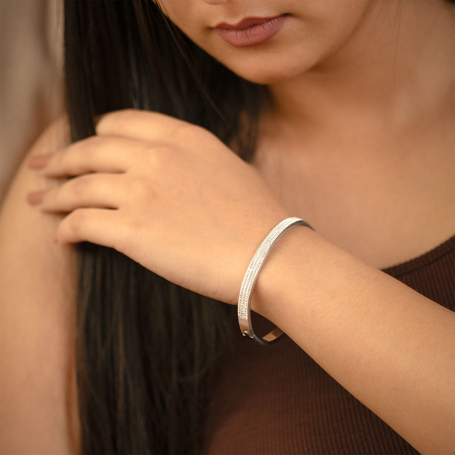 Sienna Diamond Kada Bracelet