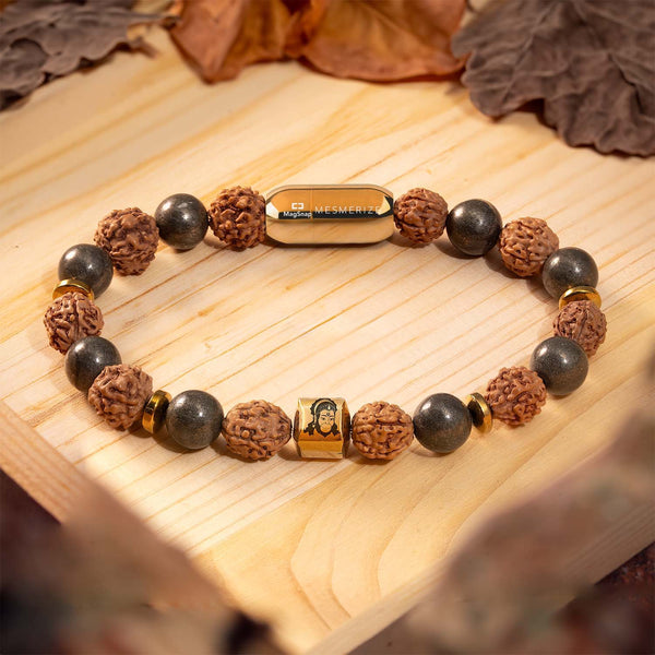 Spiritual Hanuman Natural Stone Bracelet with MagSnap 2