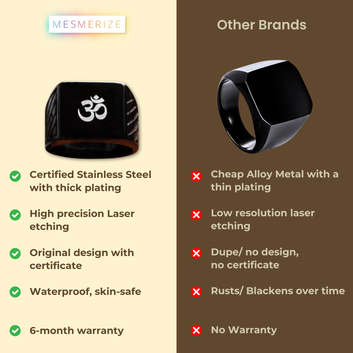 Spiritual Black Hercules Ring