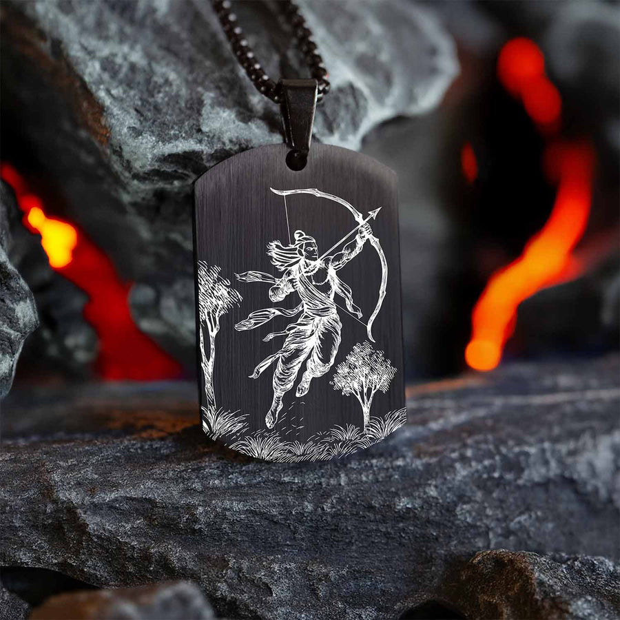 Virtuous Ram Godform Tag Necklace