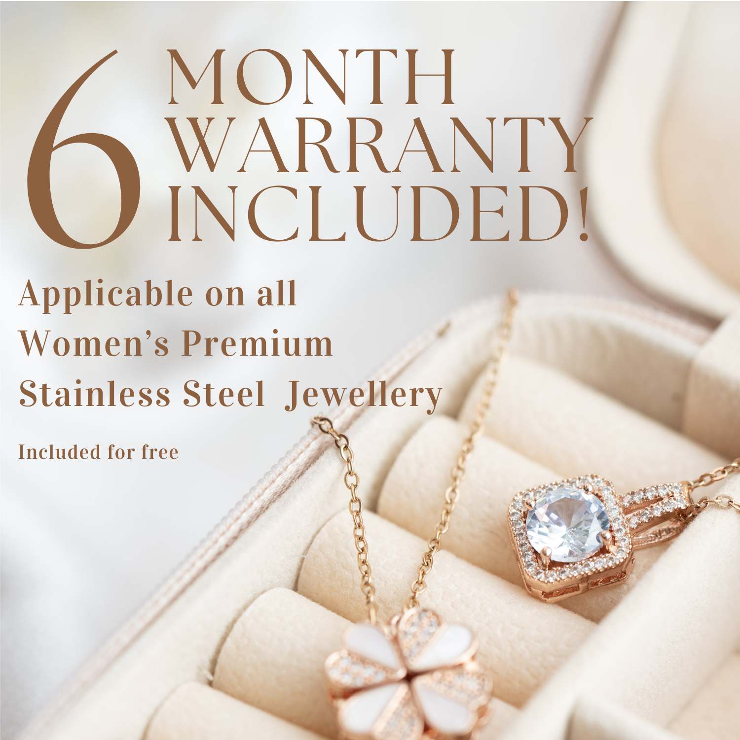 W Premium Jewellery Libra Necklace Earring Set (24 Sep - 23 Oct)