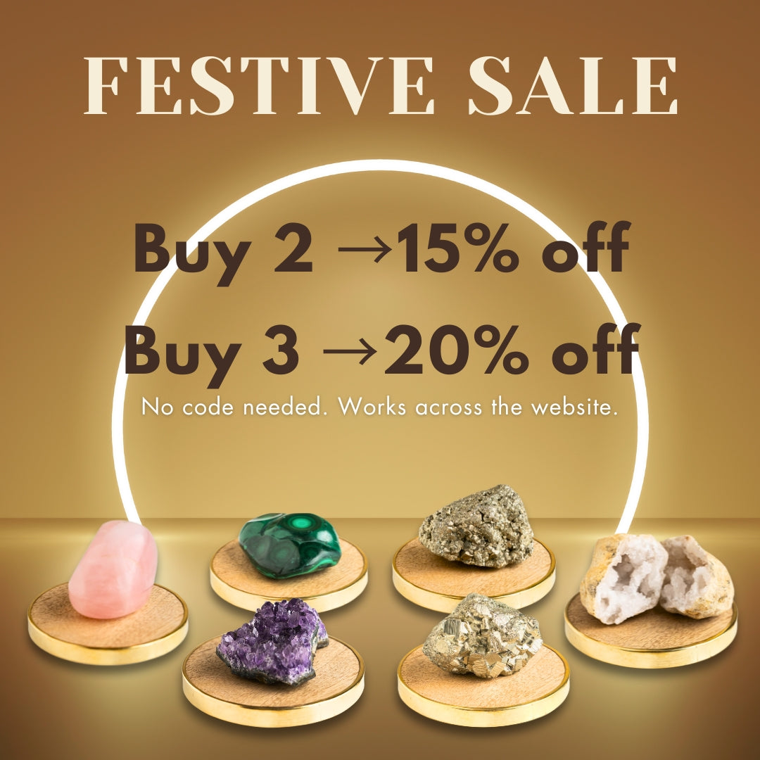 Money Magnet Peru Pyrite Raw Stone With Mango Wood Coaster