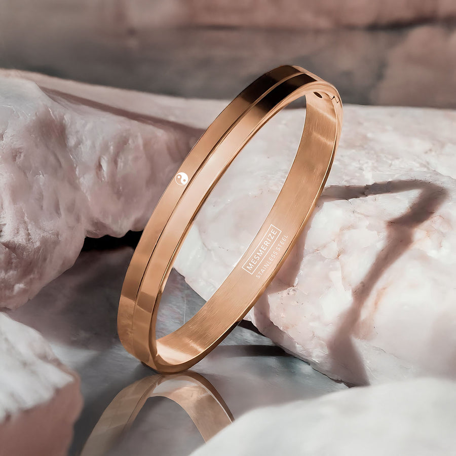 Yin Yang Oval Kada Bracelet