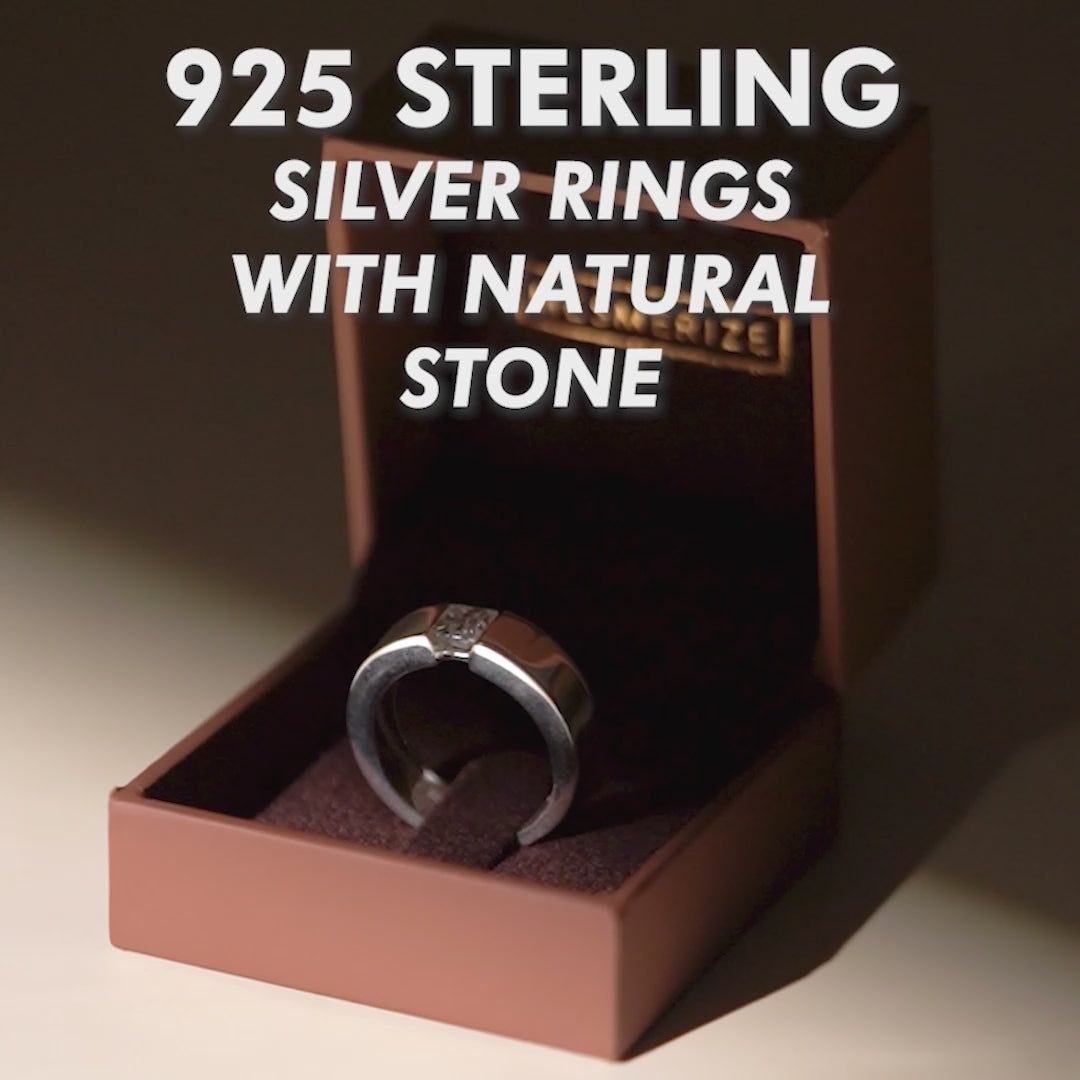 Gold Plated Pure 925 Silver Ring With Pyrite Gem Stone