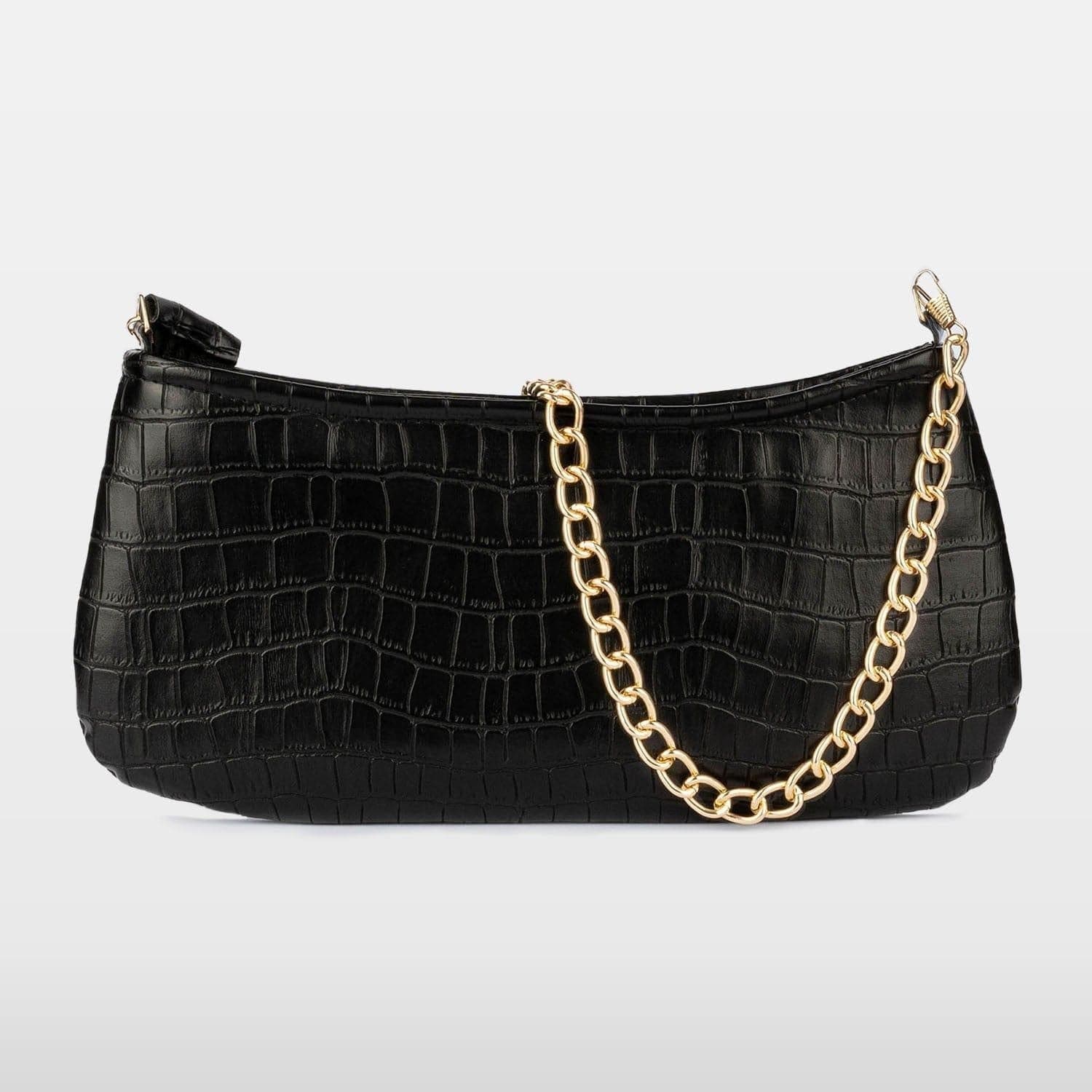 Ebony Black Baguette bag