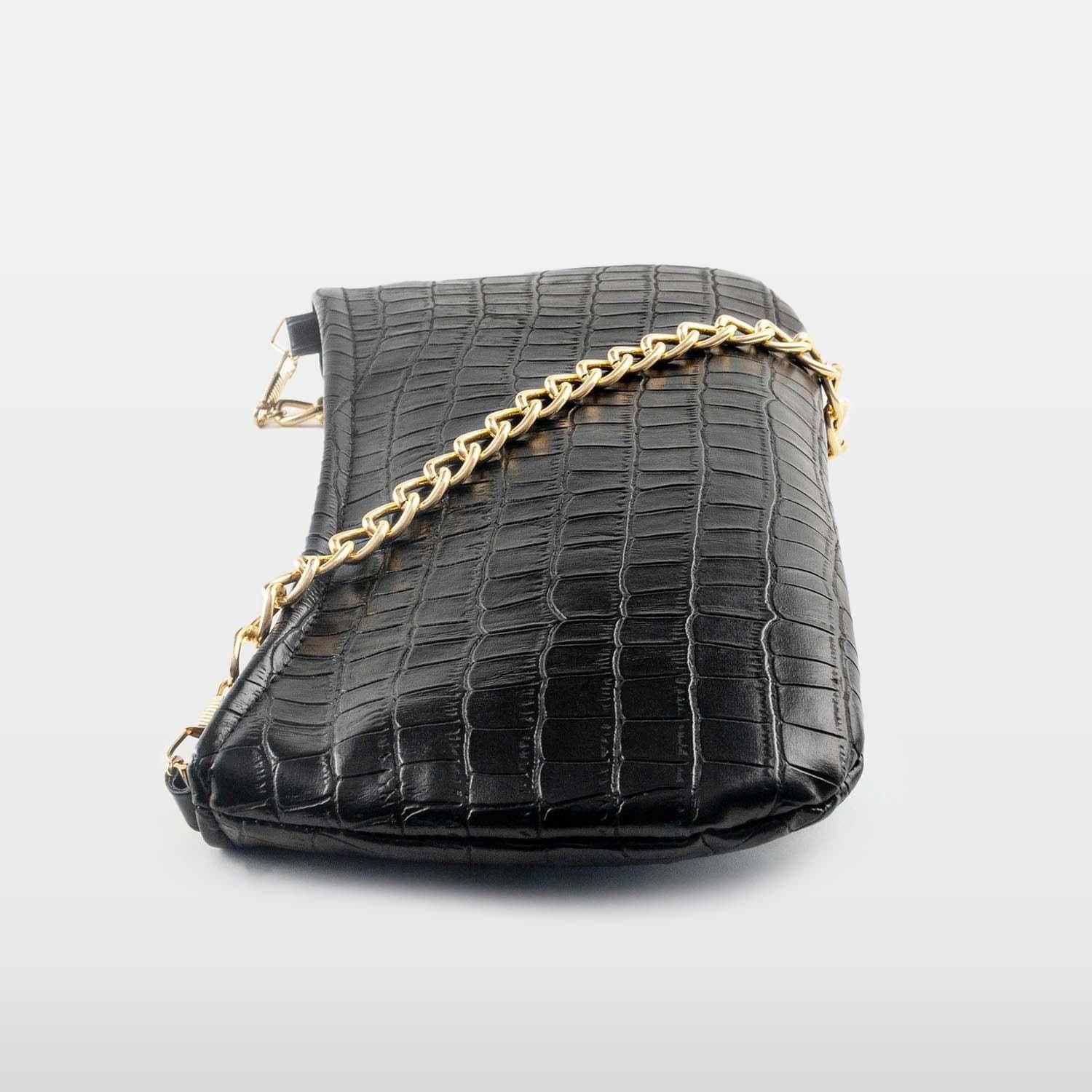 Ebony Black Baguette bag