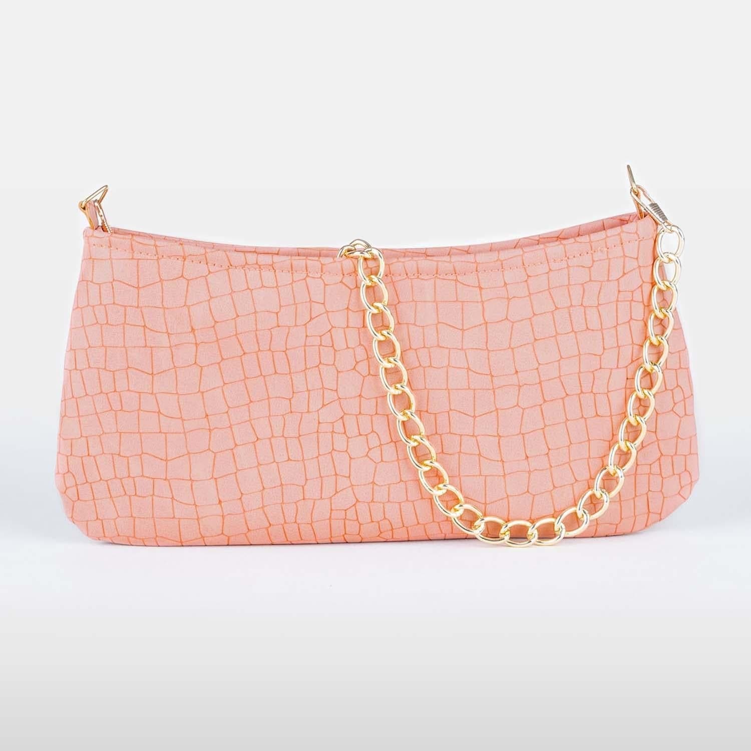 Mellow Pink Baguette bag